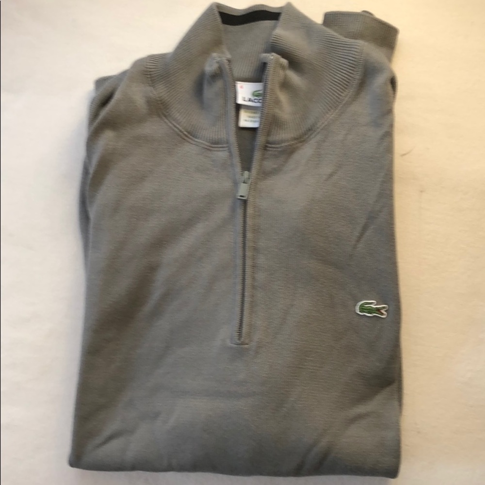 Lacoste half zip pull over